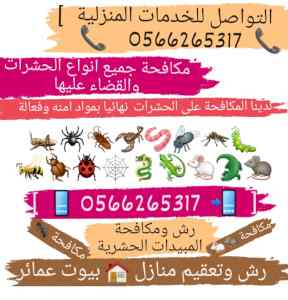شركة مكافحة حشرات بينبعرش مبيدات