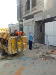 كمبروسر رماله تخشين الخرسان وسنفرت الحديد