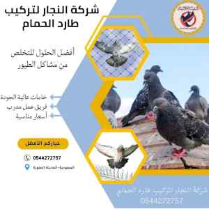 طارد الحمام بالمدينة المنورة