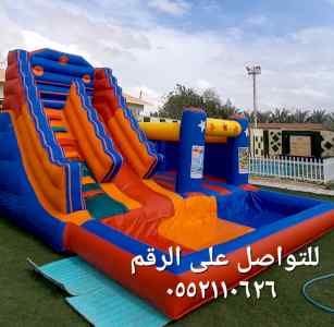 نطيطه ملعب صابوني زحليقه مائية نطيطات