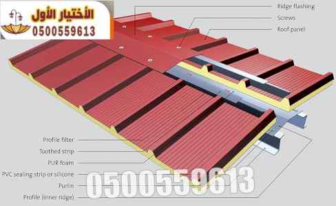 تركيب ألواح الساندوتش بانل عسير